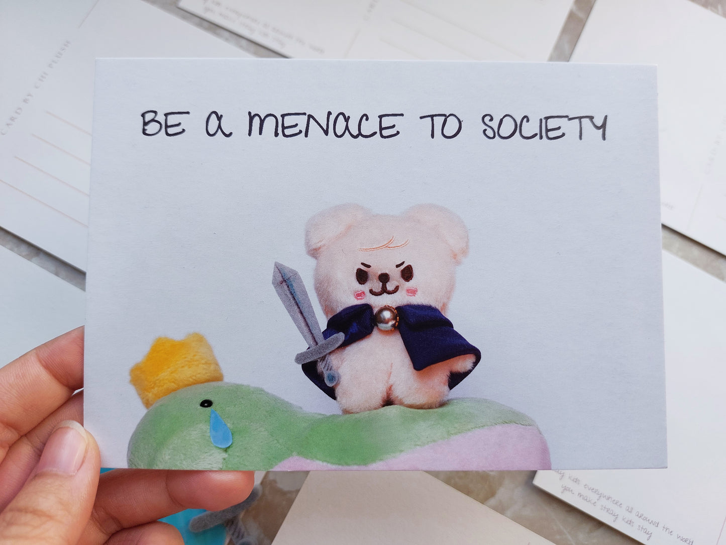 Stray Kids / PuppyM "BE A MENACE TO SOCIETY" Postcard